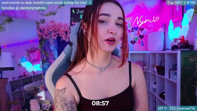 Gallery image thumbnail from Nym_x's myfreecams stream on, 06/20/2024, 03:35 image 19 of 20
