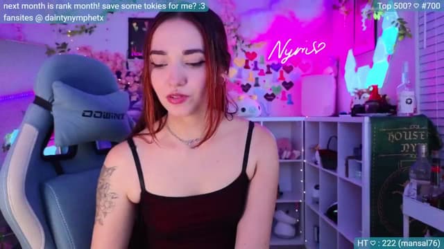Gallery image thumbnail from Nym_x's myfreecams stream on, 06/20/2024, 03:35 image 11 of 20