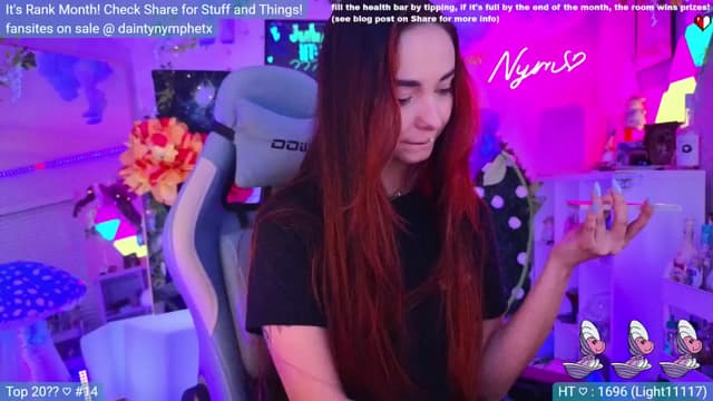 Gallery image thumbnail from Nym_x's myfreecams stream on, 07/01/2024, 08:24 image 11 of 20