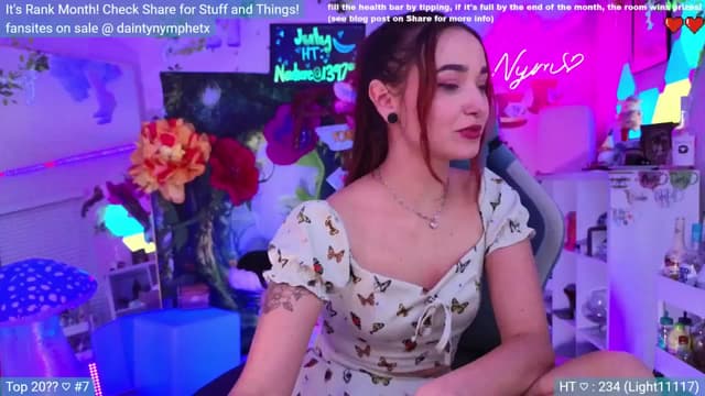 Gallery image thumbnail from Nym_x's myfreecams stream on, 07/03/2024, 04:26 image 1 of 20