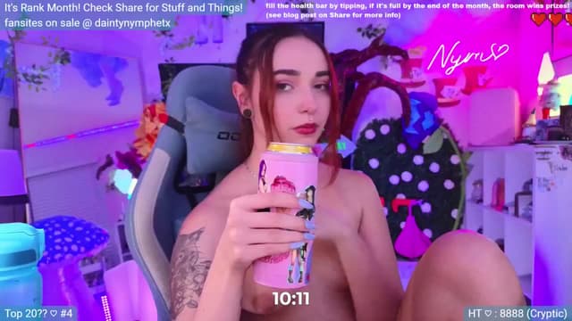 Gallery image thumbnail from Nym_x's myfreecams stream on, 07/03/2024, 04:26 image 12 of 20