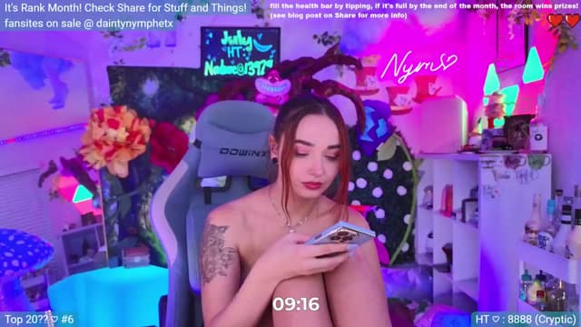 Gallery image thumbnail from Nym_x's myfreecams stream on, 07/03/2024, 04:26 image 7 of 20