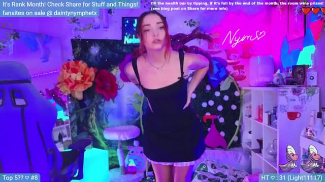 Gallery image thumbnail from Nym_x's myfreecams stream on, 07/05/2024, 02:36 image 2 of 20