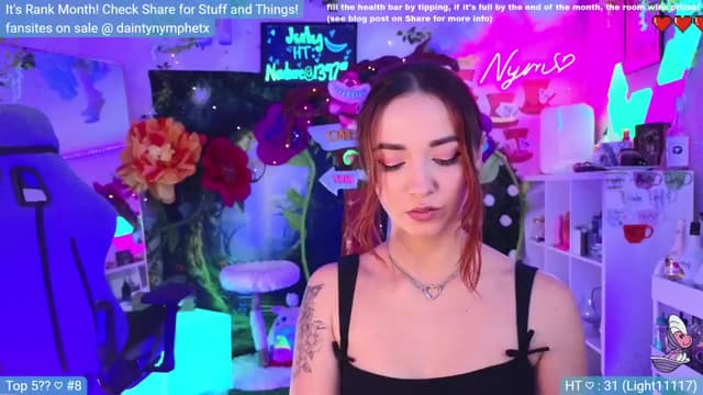 Gallery image thumbnail from Nym_x's myfreecams stream on, 07/05/2024, 02:36 image 5 of 20