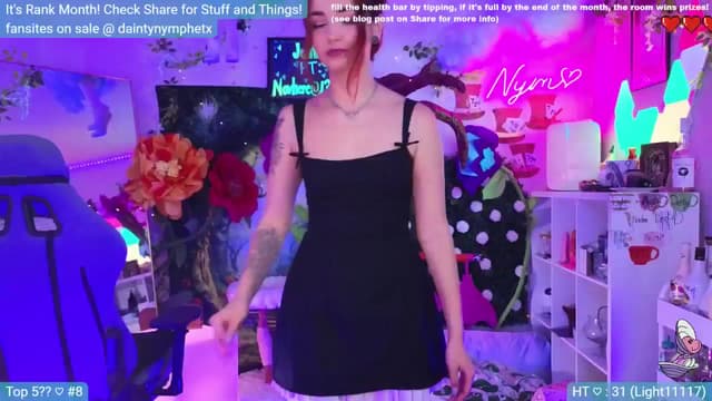 Gallery image thumbnail from Nym_x's myfreecams stream on, 07/05/2024, 02:36 image 4 of 20