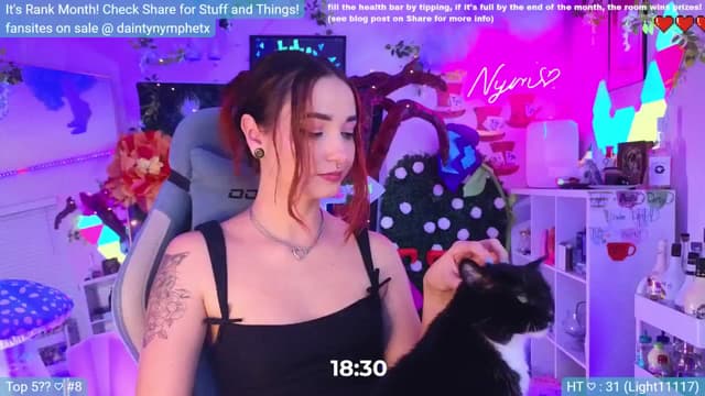 Gallery image thumbnail from Nym_x's myfreecams stream on, 07/05/2024, 03:39 image 12 of 20