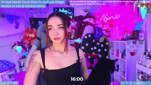 Gallery image thumbnail from Nym_x's myfreecams stream on, 07/05/2024, 03:39 image 13 of 20