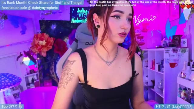 Gallery image thumbnail from Nym_x's myfreecams stream on, 07/05/2024, 03:39 image 4 of 20