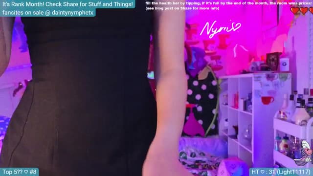 Gallery image thumbnail from Nym_x's myfreecams stream on, 07/05/2024, 03:39 image 2 of 20
