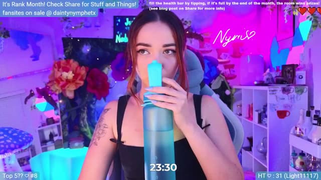 Gallery image thumbnail from Nym_x's myfreecams stream on, 07/05/2024, 03:39 image 10 of 20