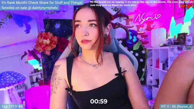 Gallery image thumbnail from Nym_x's myfreecams stream on, 07/05/2024, 03:39 image 19 of 20