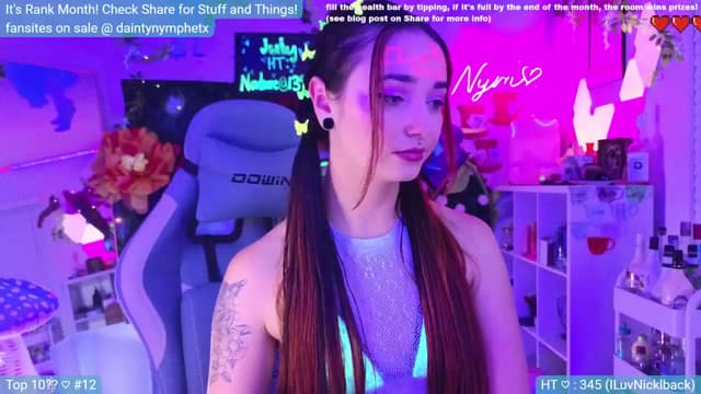 Gallery image thumbnail from Nym_x's myfreecams stream on, 07/06/2024, 02:21 image 17 of 20
