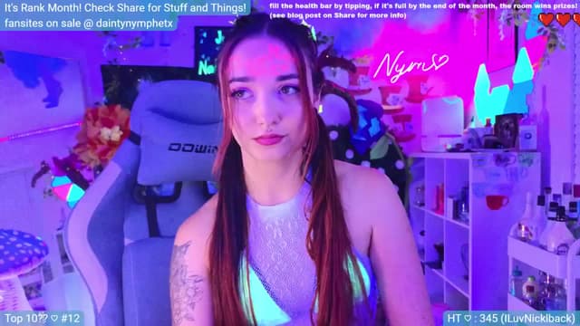 Gallery image thumbnail from Nym_x's myfreecams stream on, 07/06/2024, 02:21 image 14 of 20