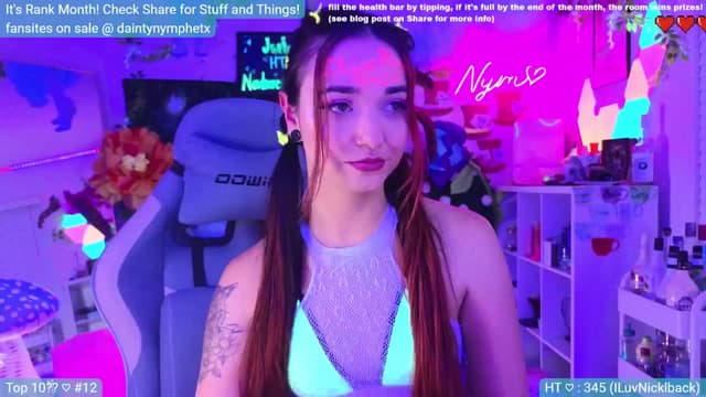 Gallery image thumbnail from Nym_x's myfreecams stream on, 07/06/2024, 02:21 image 12 of 20