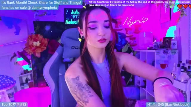 Gallery image thumbnail from Nym_x's myfreecams stream on, 07/06/2024, 02:21 image 10 of 20