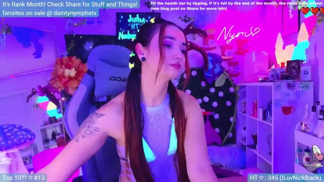 Gallery image thumbnail from Nym_x's myfreecams stream on, 07/06/2024, 02:21 image 4 of 20