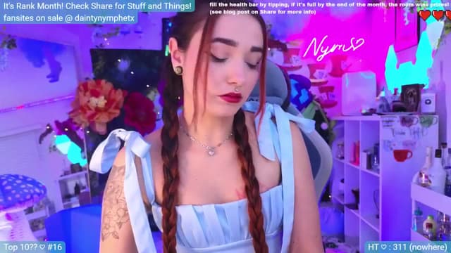 Gallery image thumbnail from Nym_x's myfreecams stream on, 07/07/2024, 02:54 image 7 of 20