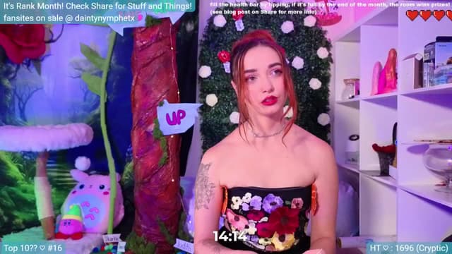 Gallery image thumbnail from Nym_x's myfreecams stream on, 07/12/2024, 05:22 image 1 of 20