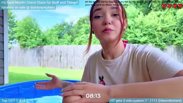 Gallery image thumbnail from Nym_x's myfreecams stream on, 07/13/2024, 21:34 image 16 of 20