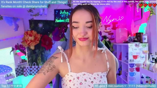 Gallery image thumbnail from Nym_x's myfreecams stream on, 07/14/2024, 04:41 image 4 of 20