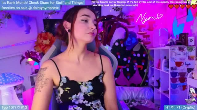 Gallery image thumbnail from Nym_x's myfreecams stream on, 07/15/2024, 04:06 image 1 of 20