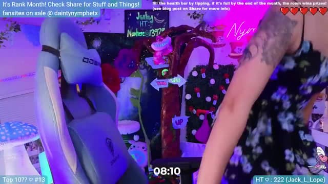 Gallery image thumbnail from Nym_x's myfreecams stream on, 07/15/2024, 04:06 image 2 of 20
