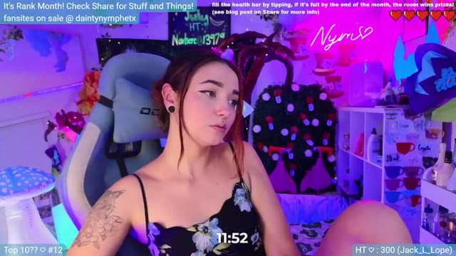 Gallery image thumbnail from Nym_x's myfreecams stream on, 07/15/2024, 04:06 image 18 of 20