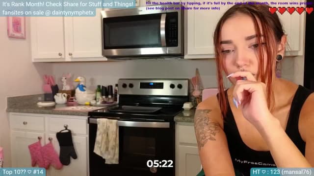 Gallery image thumbnail from Nym_x's myfreecams stream on, 07/16/2024, 04:38 image 19 of 20