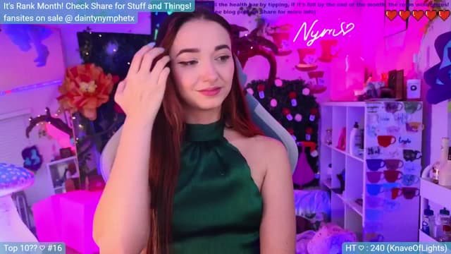 Gallery image thumbnail from Nym_x's myfreecams stream on, 07/17/2024, 04:43 image 8 of 20