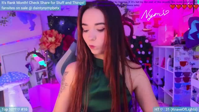 Gallery image thumbnail from Nym_x's myfreecams stream on, 07/17/2024, 04:43 image 2 of 20
