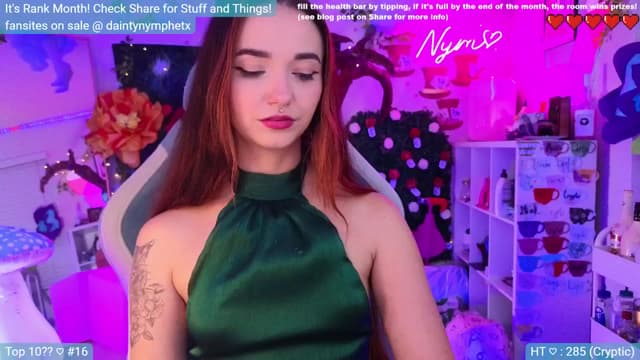 Gallery image thumbnail from Nym_x's myfreecams stream on, 07/17/2024, 04:43 image 17 of 20