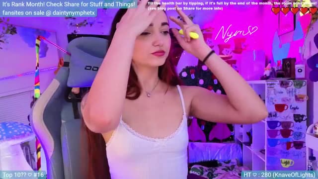 Gallery image thumbnail from Nym_x's myfreecams stream on, 07/18/2024, 03:31 image 10 of 20