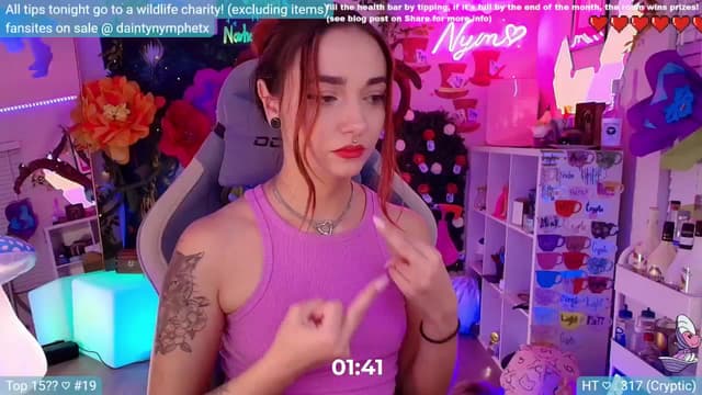 Gallery image thumbnail from Nym_x's myfreecams stream on, 07/23/2024, 04:42 image 4 of 20