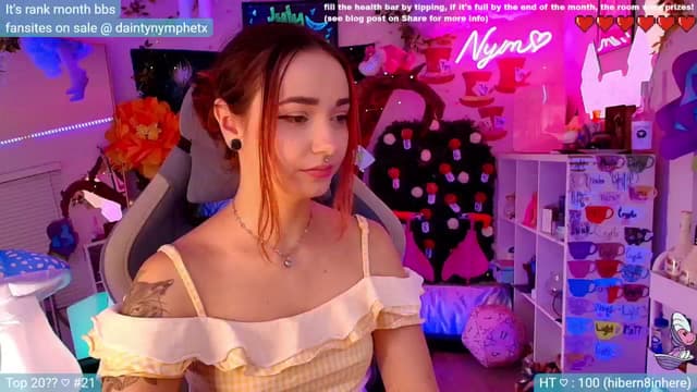Gallery image thumbnail from Nym_x's myfreecams stream on, 07/26/2024, 05:05 image 4 of 20
