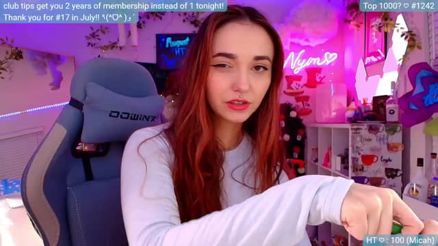 Gallery image thumbnail from Nym_x's myfreecams stream on, 08/30/2024, 03:10 image 9 of 20