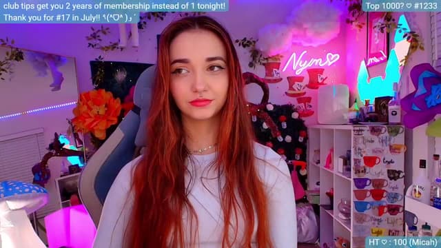 Gallery image thumbnail from Nym_x's myfreecams stream on, 08/30/2024, 03:10 image 15 of 20