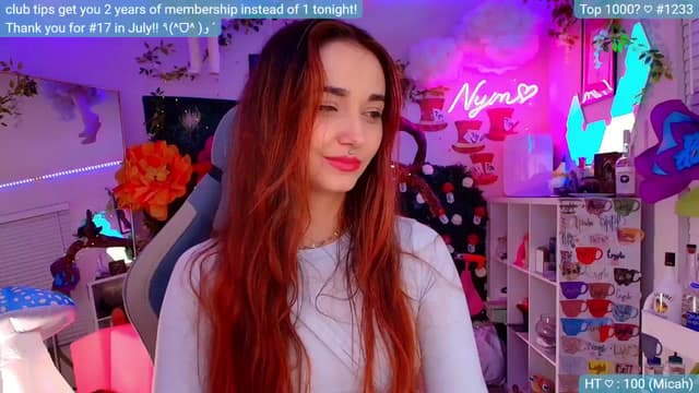 Gallery image thumbnail from Nym_x's myfreecams stream on, 08/30/2024, 03:10 image 16 of 20