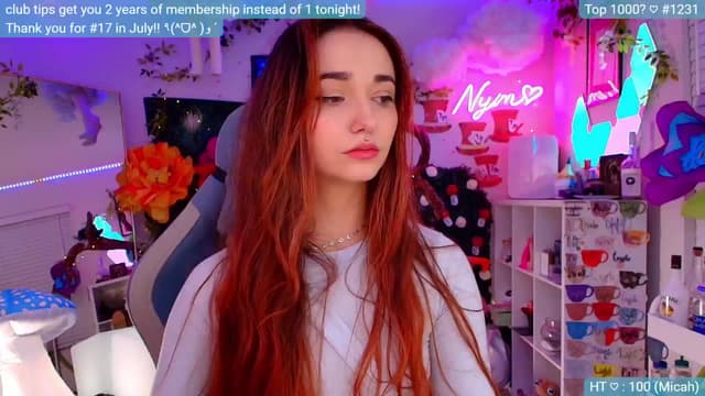 Gallery image thumbnail from Nym_x's myfreecams stream on, 08/30/2024, 03:10 image 11 of 20