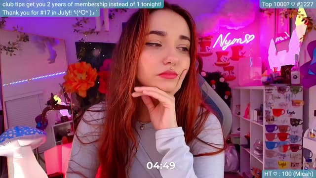 Gallery image thumbnail from Nym_x's myfreecams stream on, 08/30/2024, 04:08 image 17 of 20