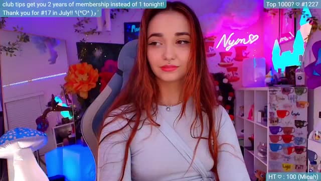 Gallery image thumbnail from Nym_x's myfreecams stream on, 08/30/2024, 04:08 image 9 of 20