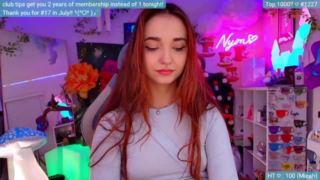 Gallery image thumbnail from Nym_x's myfreecams stream on, 08/30/2024, 04:08 image 12 of 20