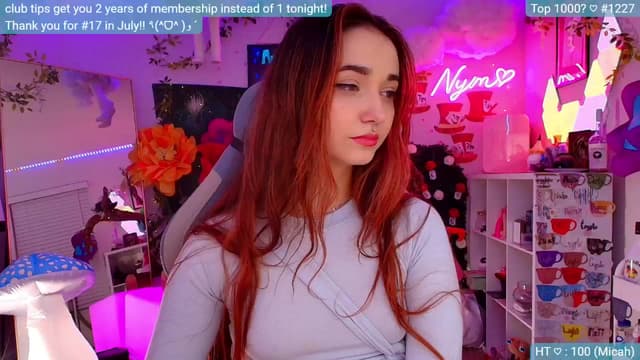Gallery image thumbnail from Nym_x's myfreecams stream on, 08/30/2024, 04:08 image 5 of 20