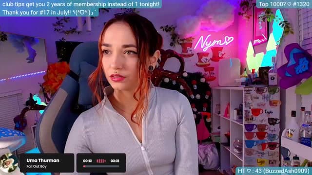 Gallery image thumbnail from Nym_x's myfreecams stream on, 09/01/2024, 04:09 image 6 of 20