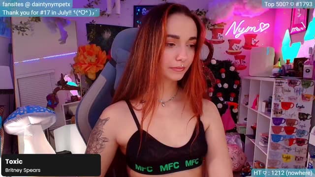 Gallery image thumbnail from Nym_x's myfreecams stream on, 09/09/2024, 04:42 image 13 of 20