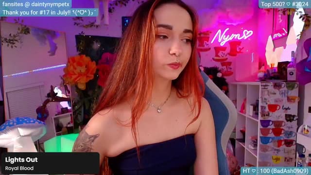 Gallery image thumbnail from Nym_x's myfreecams stream on, 09/09/2024, 04:42 image 3 of 20