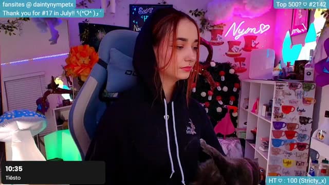 Gallery image thumbnail from Nym_x's myfreecams stream on, 09/12/2024, 03:05 image 6 of 20