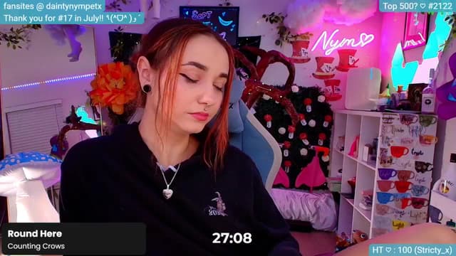 Gallery image thumbnail from Nym_x's myfreecams stream on, 09/12/2024, 03:05 image 14 of 20