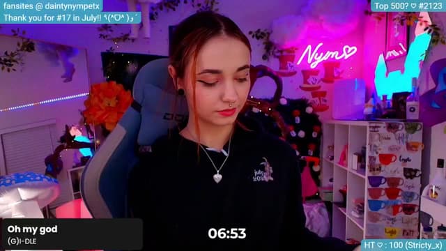 Gallery image thumbnail from Nym_x's myfreecams stream on, 09/12/2024, 03:05 image 19 of 20