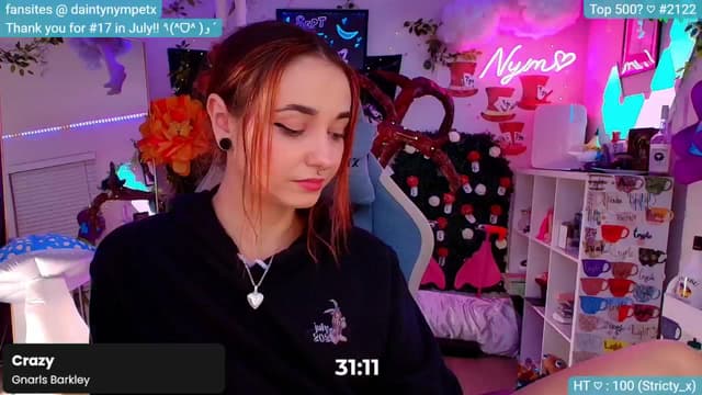 Gallery image thumbnail from Nym_x's myfreecams stream on, 09/12/2024, 03:05 image 13 of 20