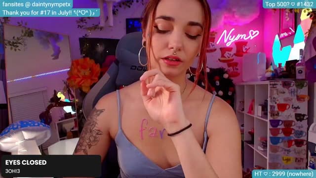 Gallery image thumbnail from Nym_x's myfreecams stream on, 09/15/2024, 04:13 image 14 of 20
